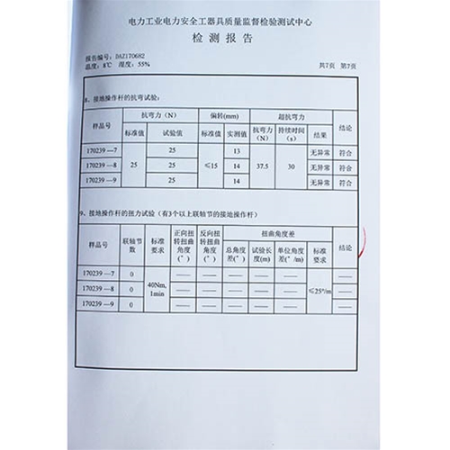 携带型短路接地线（配电变台一次侧专用）